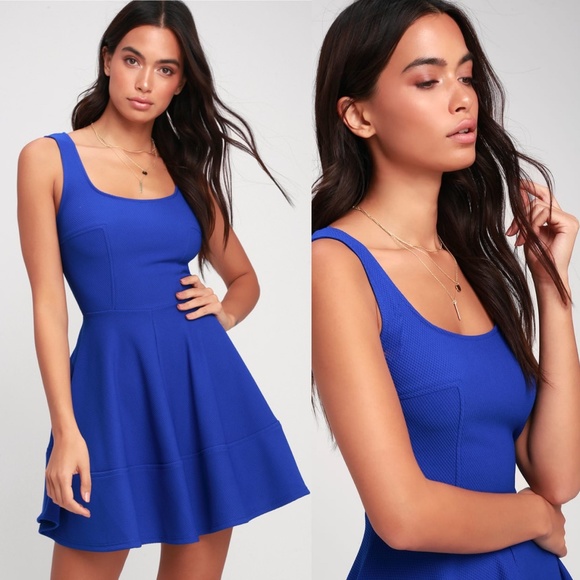 Lulus Dresses & Skirts - Lulu's Home Before Daylight Royal Blue Dress